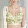 Large Size Bra Women's Bra Gathered Together Thin Style No Steel Ring Sexy Bra Lace Adjustment Type Double Breasted Bra Women's Bra
