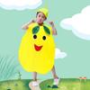 Performance Stage Children Cosplay Costume Pumpkin Cloak Performance Suit Fruit Veggie Costume  Boy