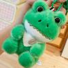 1Pc 13cm Lovely Duck Frog Raccoon Fox Plushie toy Cartoon Panda Dinosaur Elephant Pendant Plush Toys Birthday Decor Gift