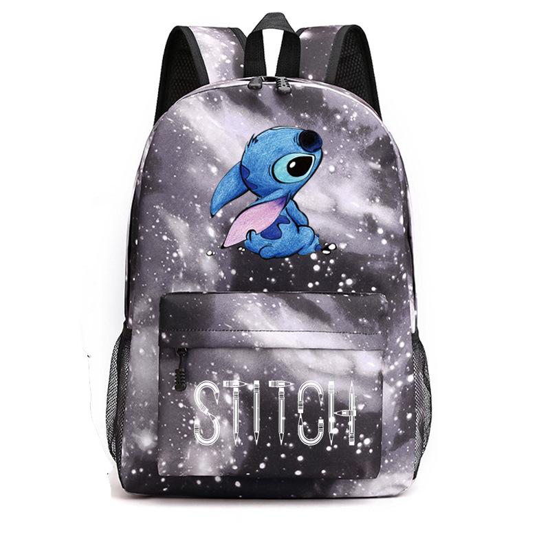 Stitch Rucksack Schüler Jungen Mädchen Schulanfang Taschen Teenager Tagesrucksack Reißverschluss