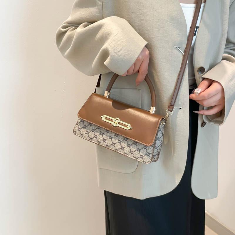 Handbag Women's 2025 New Fashion Niche Shoulder Bag Textured Foreign Versatile Messenger Bag Box Bag