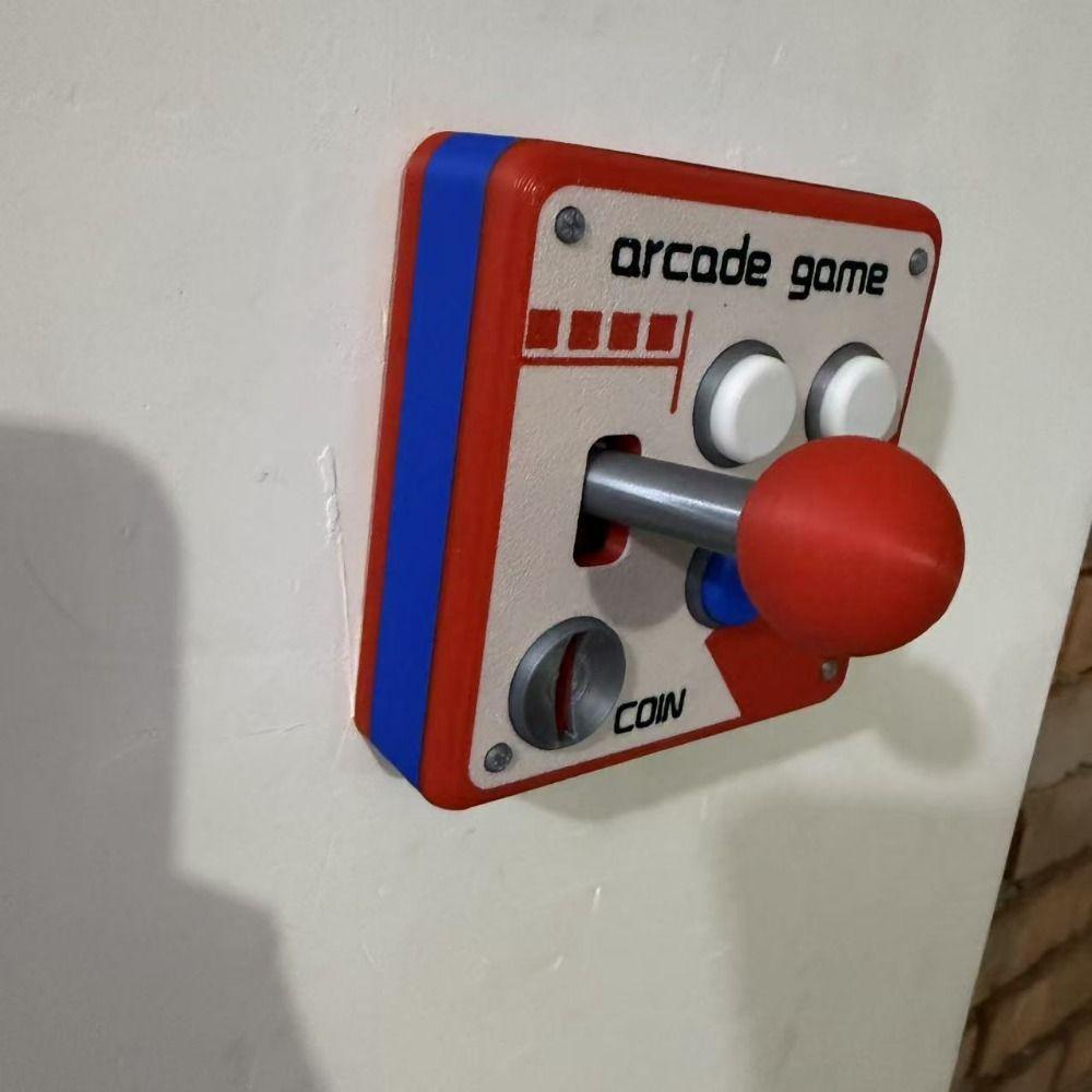 Creative Light Switch Guard Covers 3D Printed Console-shaped Switch Cover Living Room Decor