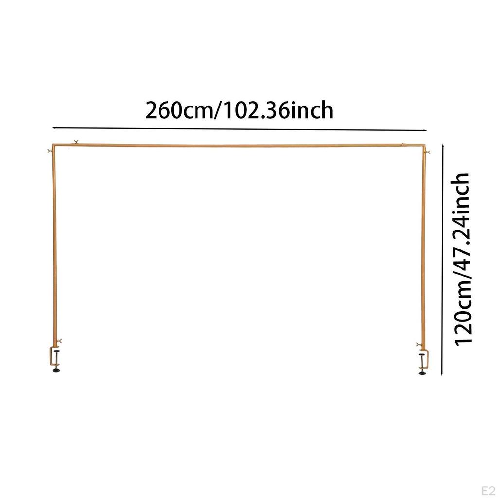 over The Table Rod Stand Top Arch Frame Backdrop Easy Installation for