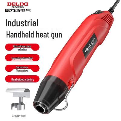 DELIXI Portable Adjustable Temperature Heat Gun CN Plug (adapter Included)