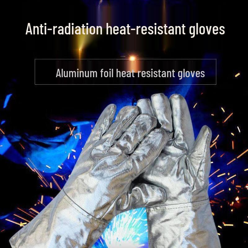 Kaixin 37cm Heat-Resistant Aluminum Foil Gloves