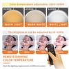 23-Inch Gold Cantilever Half-Moon Lamp, 36W, 3 Color Modes for Eyebrow, Tattoo, Manicure, U-Shaped Eyelash Extension