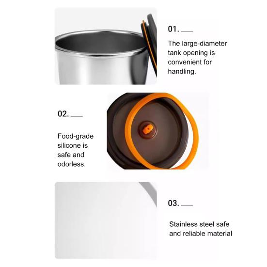 Pojemniki do przechowywania żywności z pokrywkami Pojemnik ze stali nierdzewnej Pojemniki do przygotowywania posiłków do układania w stosy Wielokrotnego użytku na przekąski Owoce Posiłki na wynos Dom