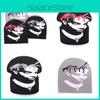 Figure Portraits Fashion And Letter Patterns Men Casual Knitted Hats For Winter