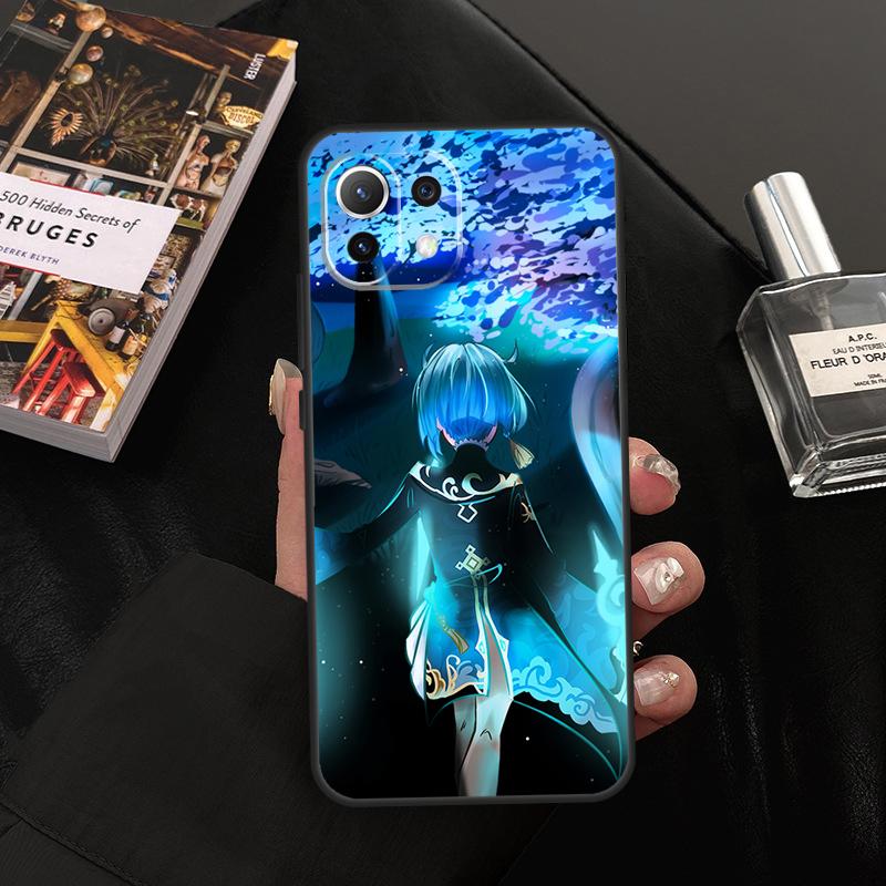 Genshin Impact Xingqiu Case For Xiaomi 14T Pro 11T 12T 13T 13 14 15 Ultra POCO X7 Pro X3 X5 X6 M6 F5 F6 Pro Cover