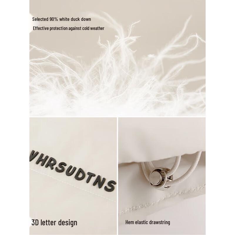 Mo Han Yi Mei Women's Hooded Duck Down Jacket