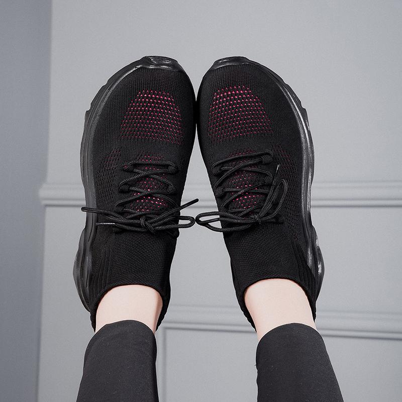 Atmungsaktive Sport Laufschuhe Herren Neue Plateau Mesh Wanderschuhe Damen Mode Freizeit Sneaker Schuhe Herren Paar Sommer 2023