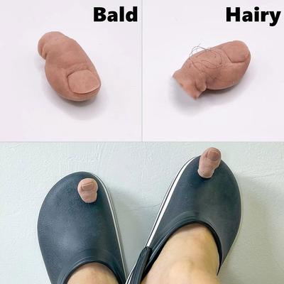 Funny Toe Shoe Charms DIY Mini 3D Stereoscopic Toe for Croc Accessories Unique Shoe Decoration Charms for Women Men