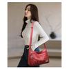 Soft Leather Large Capacity Multi Compartment Shoulder Bag