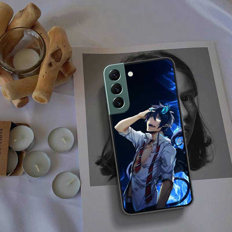Anime Ao no Exorcist Okumura Rin Phone Case For Samsung Galaxy S22 S25 Ultra S21 S10 Plus S26 Edge S20 S23 S24 FE Cover Sili