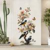 Self-adhesive Chinese Style Elegant Birds and Branches Wall Stickers Removable No Residue for Home Wall Decor