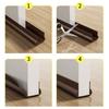 Door Seal Strips Easy to Install Door Bottom Seal Door Soundproofing Strips Suitable for Soundproofing & Weatherproofing