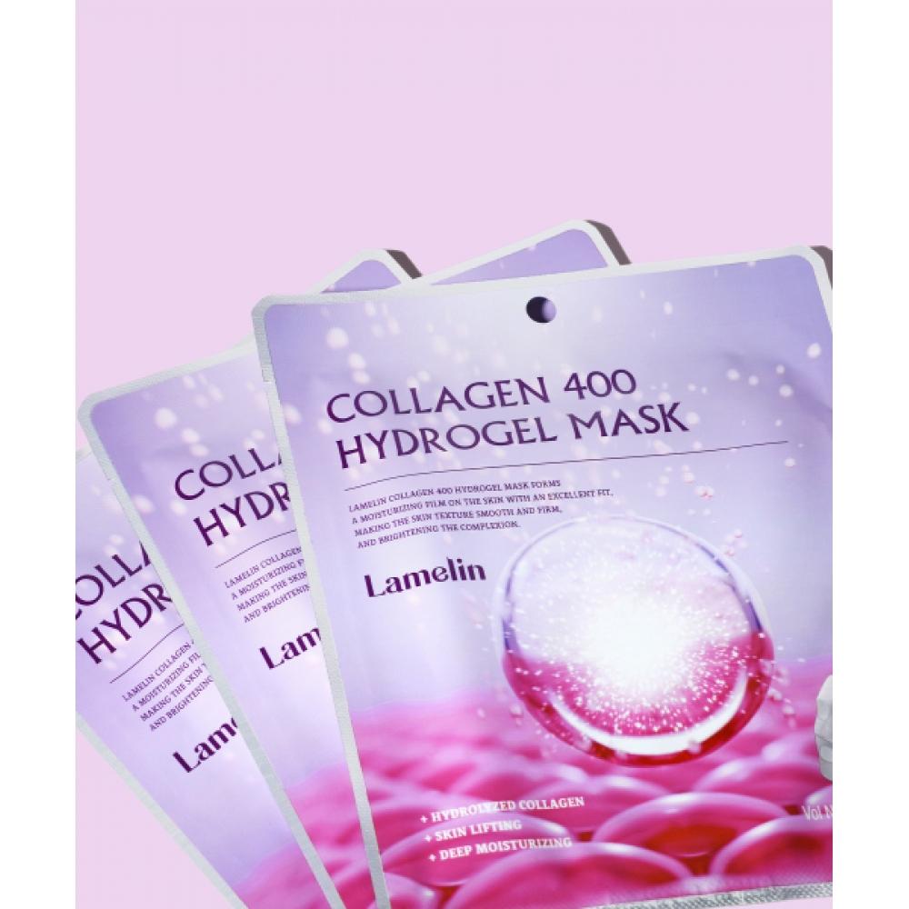 Lamelin Kollagen 400 Hydrogel Masken-Packung 10 Blatt 25g
