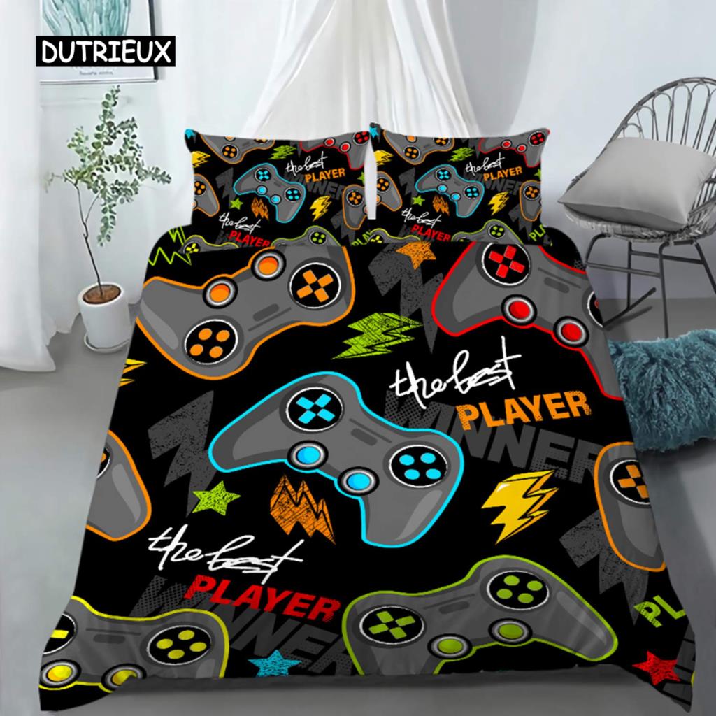 

Геймпад Одеяло Чехол r Постельное белье Подростки Видео Одеяло для Молодежи Дети Мальчики Современный Контроллер Покрывало EU single(135x200cm)