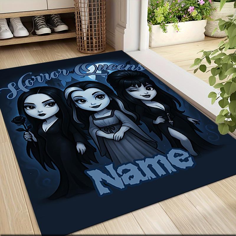 Custom Name "Addams Family: Bubble Gum Night" Carpet Rug Customizable Soft Washable Anti-Slip Home Living Room Sofa Mats Personalized Rug. 0909410