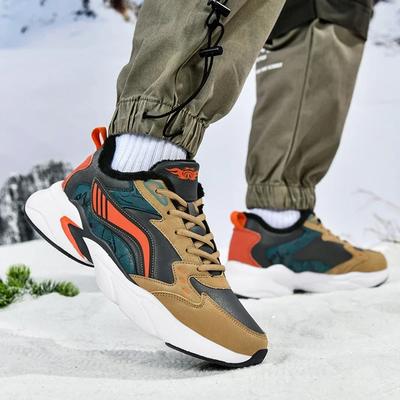 Chaussures Homme 2024 Automne Nouvelles Couleurs Mixtes Chaussures Vulcanisées Homme Hiver Peluche Chaude Baskets Épaisses Taille 48 Chaussures Homme Zapatos