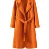 Double-Sided Fleece Wool Coat Women New Autumn Winter Belted Mid-Length Korean Loose Slim Fashion Outerwear