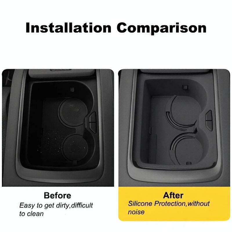 For ZEEKR 7X Center Console Anti-slip Silicone Water Cup Mat Cup Holder Storage Box Interior Modified Accessories