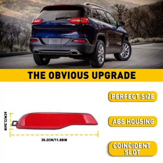 Left Side Bumper Rear Light Reflector For JEEP Cherokee 2014 2015 2016 2017 2018