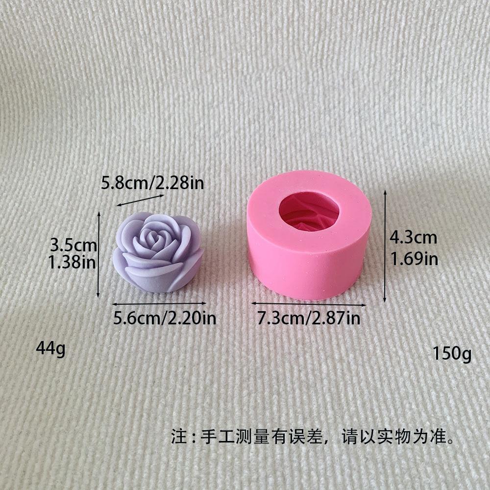 Multi Style Stack Rose Flower Scented Candle Moulds DIY Carnation Aromath Candle Soap Chocolate Cake Baking Tool Resin Crafts