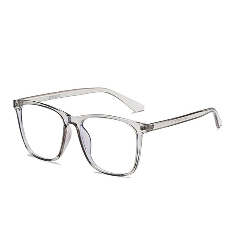 

Anti-blue Light Unisex Prescription Eyeglasses Ultralight TR90 Clastic Square Nearsighted Glasses 0 -0.5 -0.75 To -6.0 0