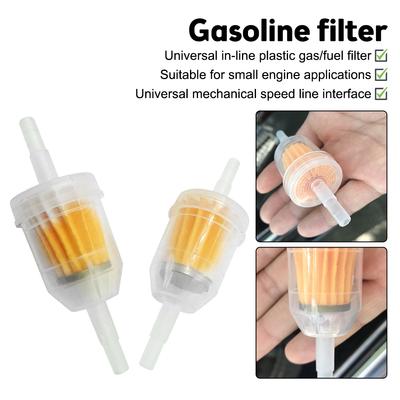 Universal 10Pcs/set 6mm Hose Motorcycle Petrol Gas Fuel Gasoline Oil Filter For Scooter Motorcycle Moped Scooter Dirt