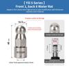 Pressure Washer Sewer Nozzle Drain Cleaning Nozzle Tips For Karcher K Series/Lavor Hose Sewer Cleaning Tool