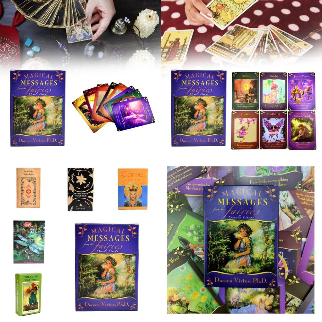 Premium Copper Paper Green Glyphs Lenormand Tarot Cards For Insightful Readings