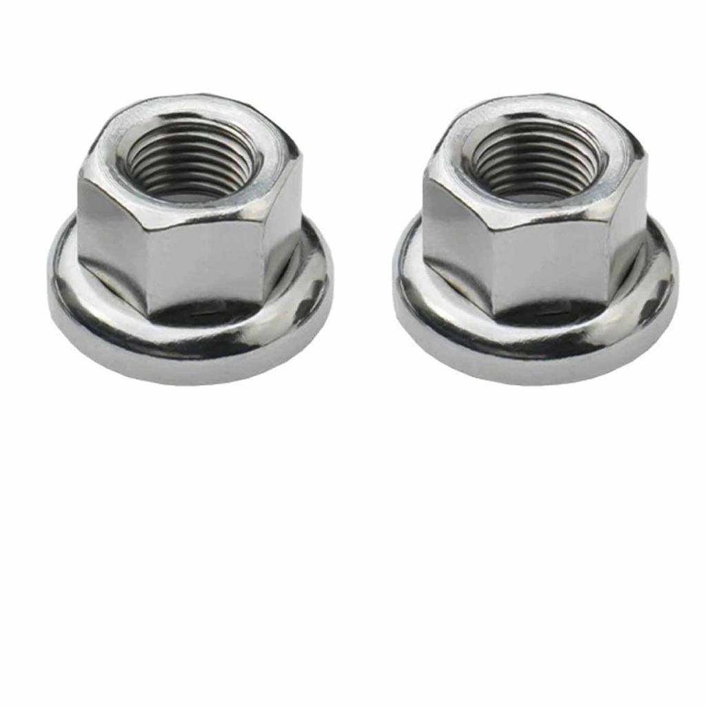 Axle Lock Nut Set – M9 & M10 Flower Drum , Flange Fastening Screws for Front and Rear Wheels