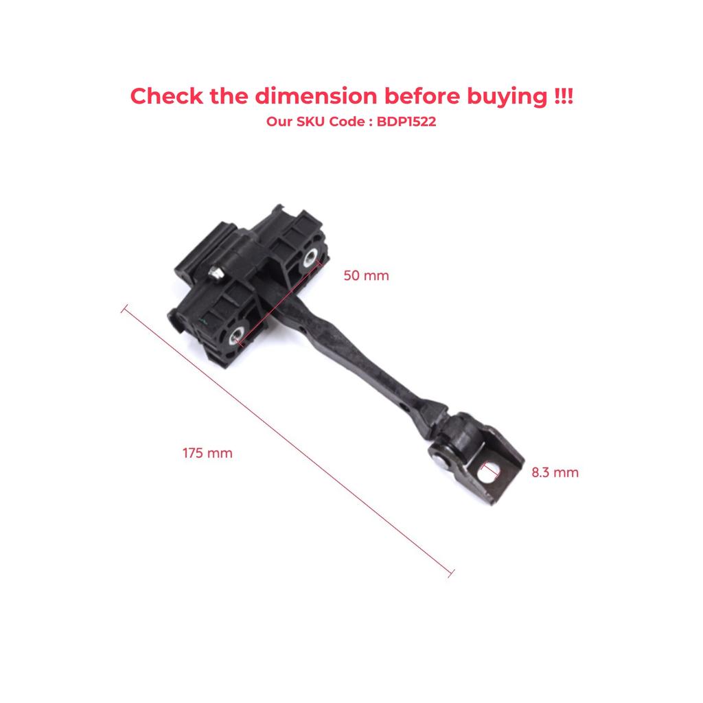 BDP1522 Rear Door Stop Check Assy Limiter Strap for Seat Ibiza MK5 V 6F KJ1 Arona KJ 2017-On 6F0839179