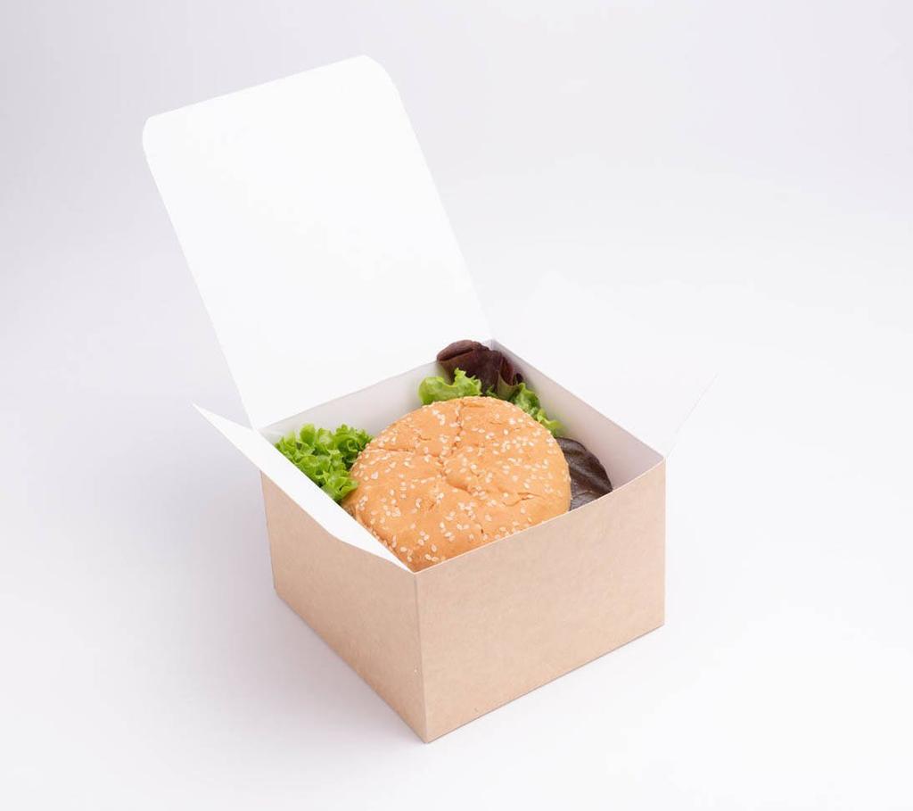 Burger Box Kraft 11 X 11 X 7 Cm 100 Szt.