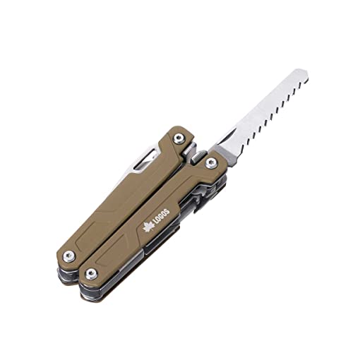 LOGOS PRO Multi-Tool 16 (84330312), Brown, Storage Size: Approx. 4.2cm Wide X 10.2cm Deep X 2.4cm Thick