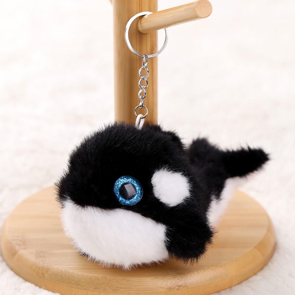 Underwater Animal Plush Keychain With Pp Cotton Filling For Girls Gift And Bag Decoration