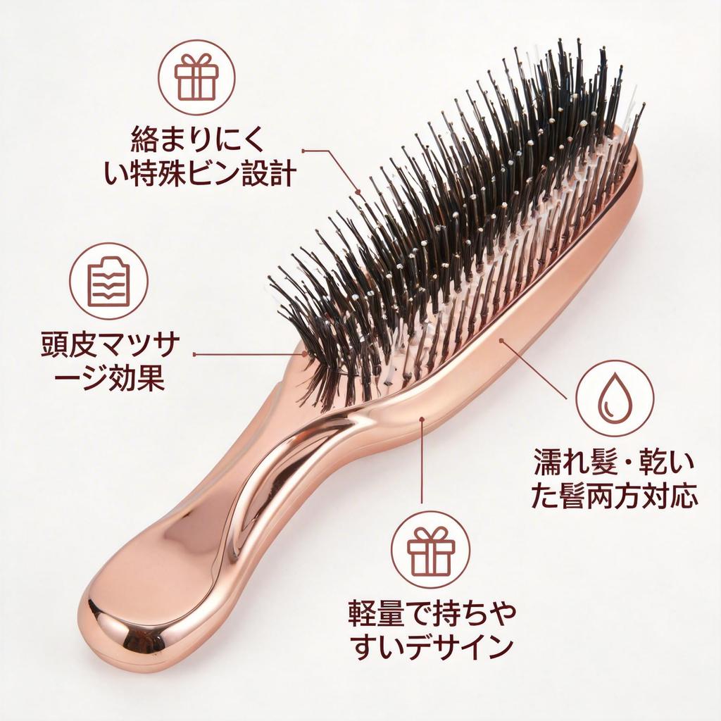 Elmio Scalp Brush Professional Grade Shampoo Brush for Shiny Wet Dry Scalp Suitable for Frizzy Removes Prevents Hair Promotes Blood Birthday Day Gift