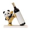 Handcraft Panda Wine Rack Sculpture For Displaying In Cabinets On Counter top for Inside Cabinet Wine Storage