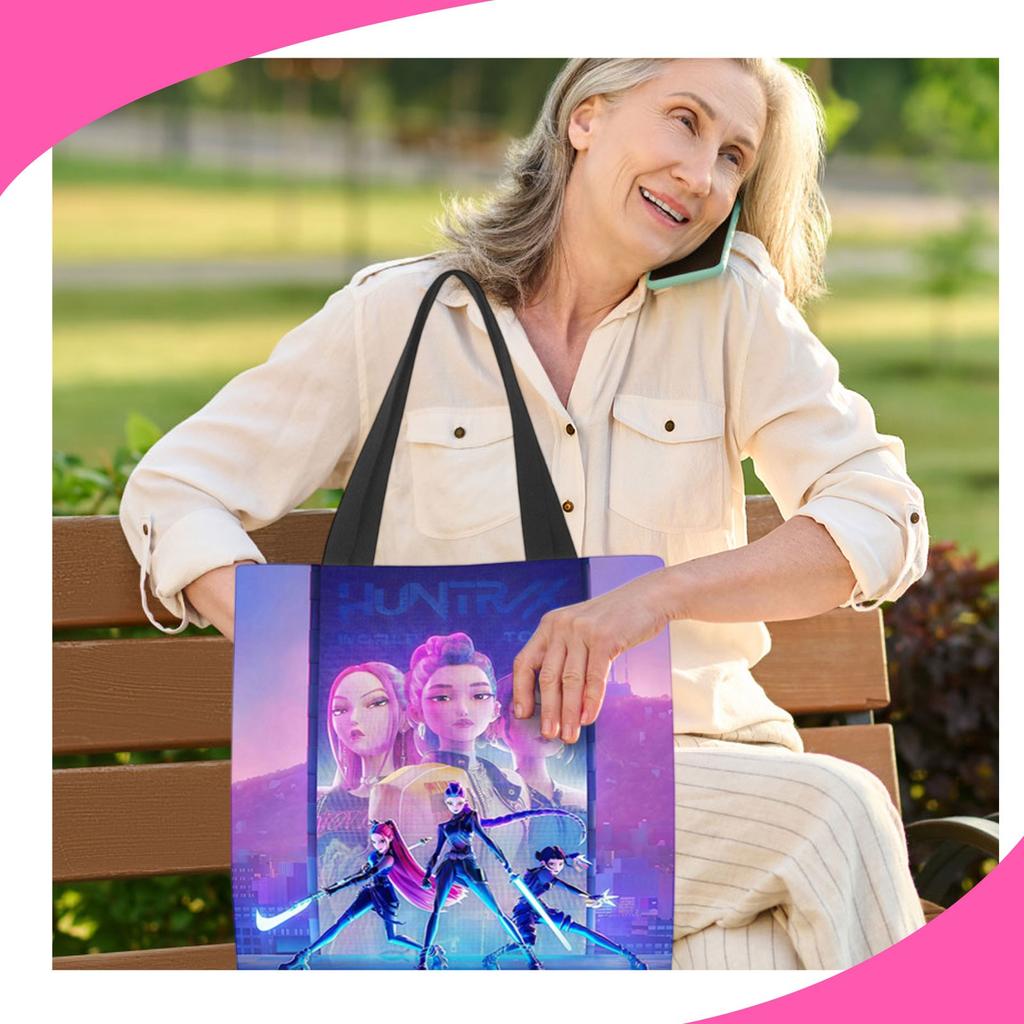 Canvas Bag Full-color Film And Television Animation Peripheral Tote Bag Shopping Bag Student Portable Bag