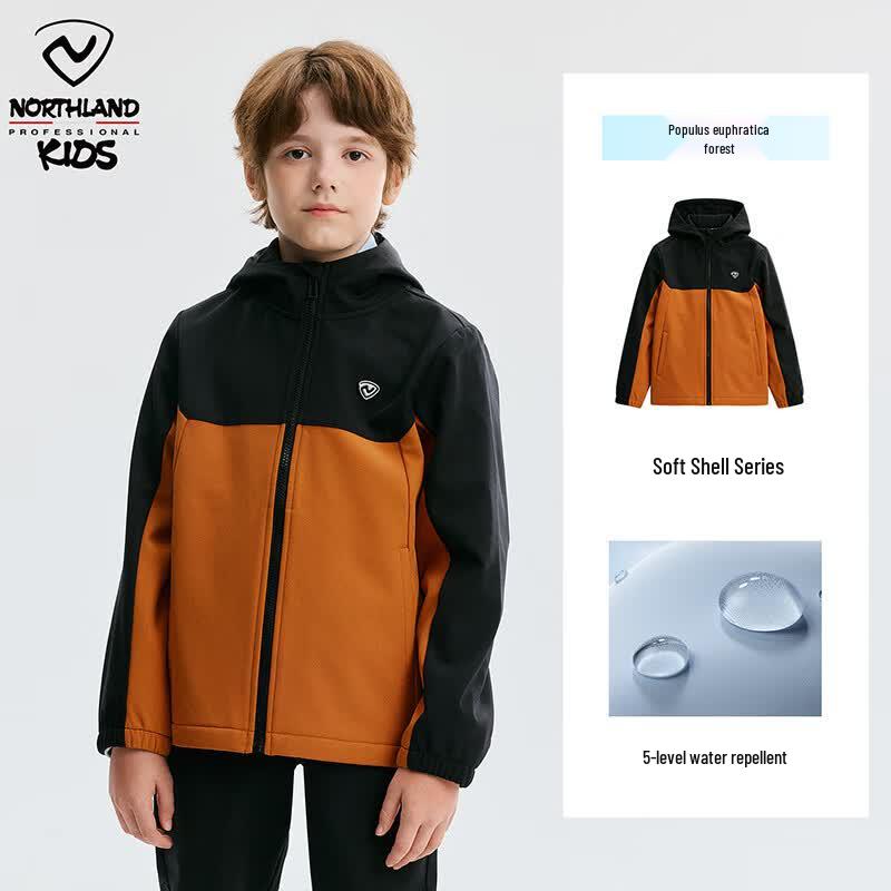 NORTHLAND Kids' Windproof & Abrasion-Resistant Softshell Jacket