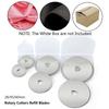 28/45/60mm Spare Parts Patchwork Crafts Cut Off Home Sewing Tools Circular Steel Rotary Cutter Blades