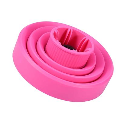 Faltbarer Haartrockner, Haargebläse, Diffusor, Abdeckung, Gehäuse, Styling, Friseurwerkzeug(Rosa)