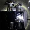 WTEMPO DIY Disco Mushroom Mirror Glass Laser Paper Mushroom Decoration for Home Decoration