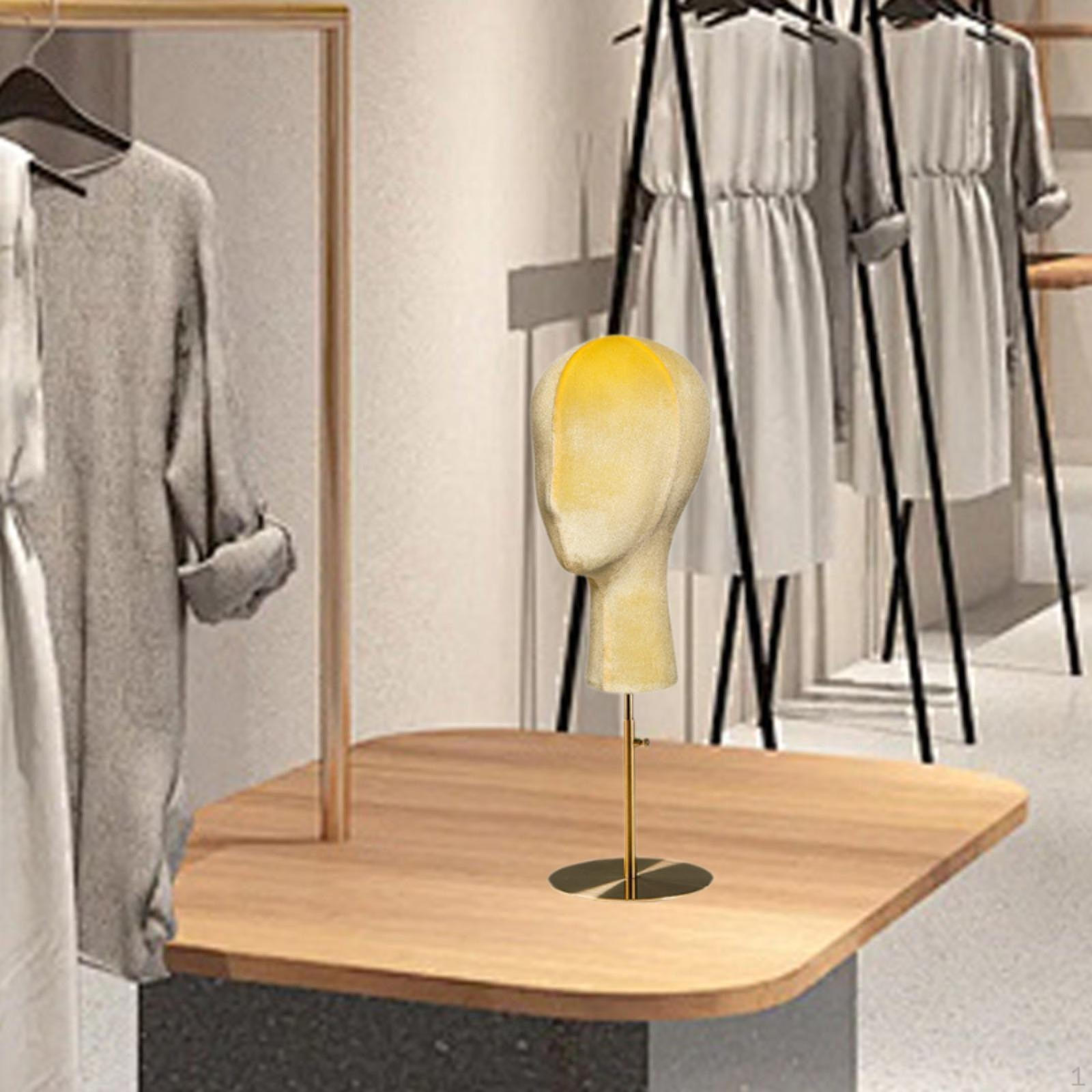 

Подставка для шляп, подставка для манекен-головы, металлическое основание, многофункциональный держатель, Yellow and Gold Base