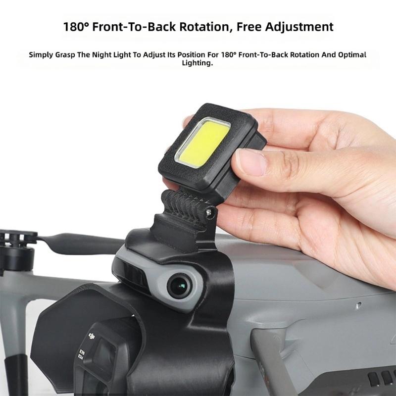 Foldable Miniature Gimbals Night Lights Cover for Air 3S Improved Portability And Shock Absorption In Outdoor Drones