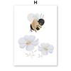 Boho Cartoon Bear Hedgehog Car Ship Balloon Posters Art Prints Canvas Painting Wall Pictures For Baby Kids Room Home Decoration
