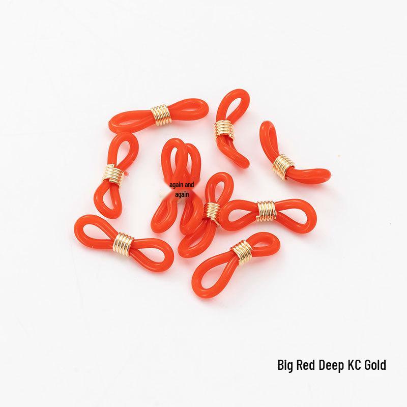 Lanț colorat din silicon pentru ochelari - Anti-alunecare, Anti-pierdere, Accesoriu pentru mască și ochelari cu cataramă de conectare