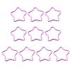 10Pcs Multicolor Pentagram Star Carabiner Buckle Aluminum Alloy Carabiner Hook Clips DIY Accessories for Keychain Buckle for Camping Hiking