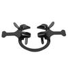Black Dental Cheek Retractor C Shape Mouth Opener Professional Mouth Opener Retractors